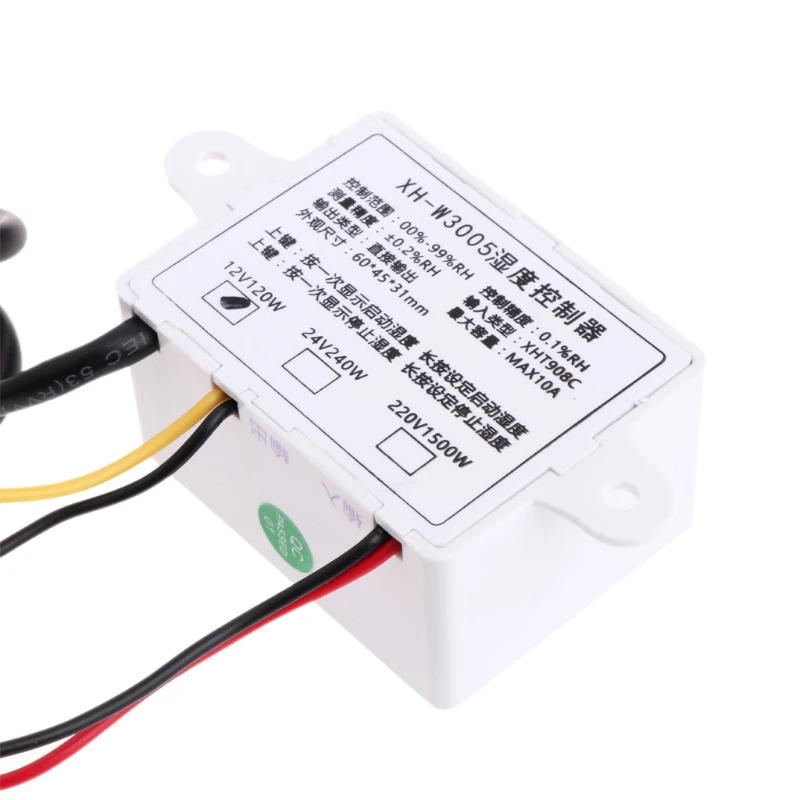 12V 220V цифровой регулятор влажности переключатель гигростат датчик