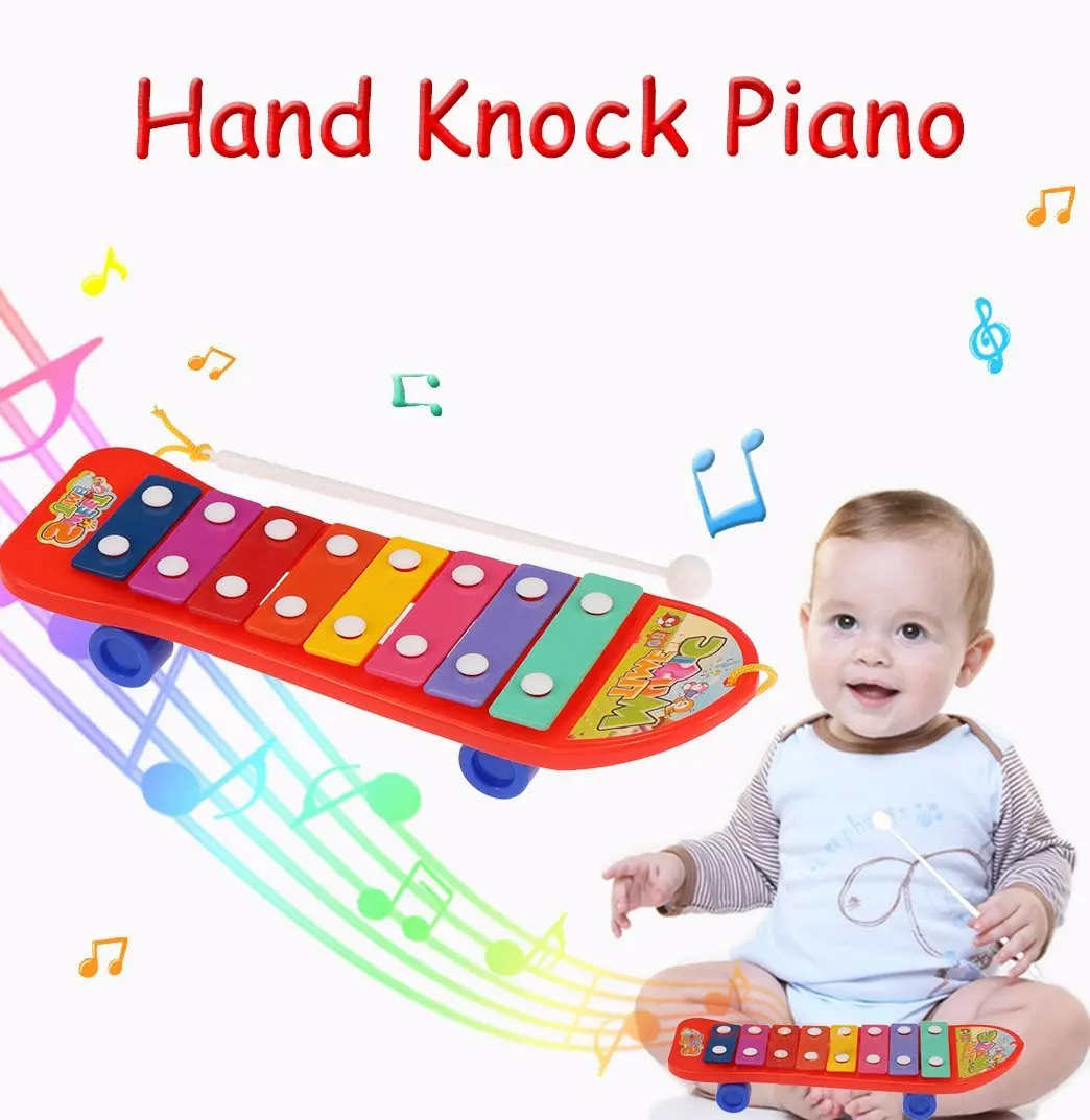 

EBOYU(TM) Baby 8 цветных пианино, музыкальная игрушка для просвещения