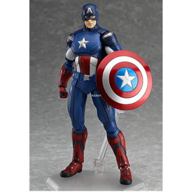 6 &quotМстители: Endgame супергерой Figma #226 Капитан Америка украшение ПВХ фигурка
