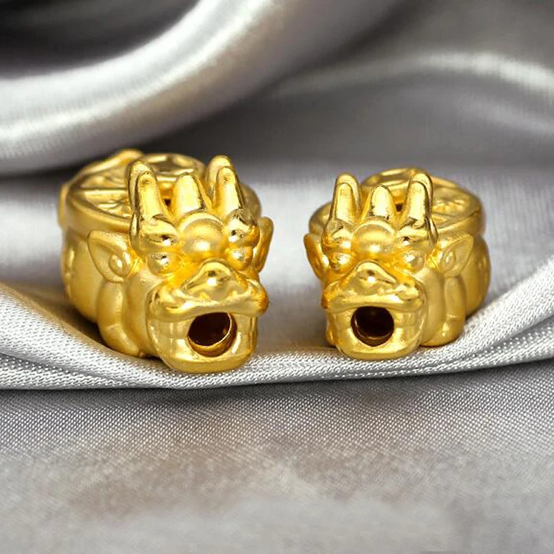 

New design 24K Yellow Gold Pendant Dragon Son Pixiu Pendant 4.33g