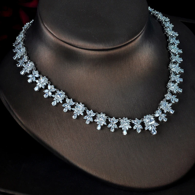 HIBRIDE элегантная бижутерия с цветочным дизайном наборы для женщин Свадебное