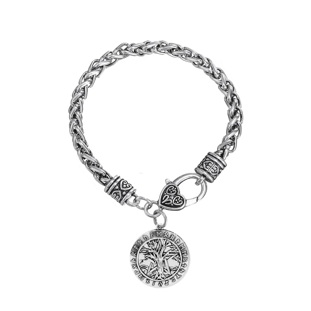 Браслет из рун и дерева жизни браслет викингов звезды амулет|tree of life bracelet|bracelet