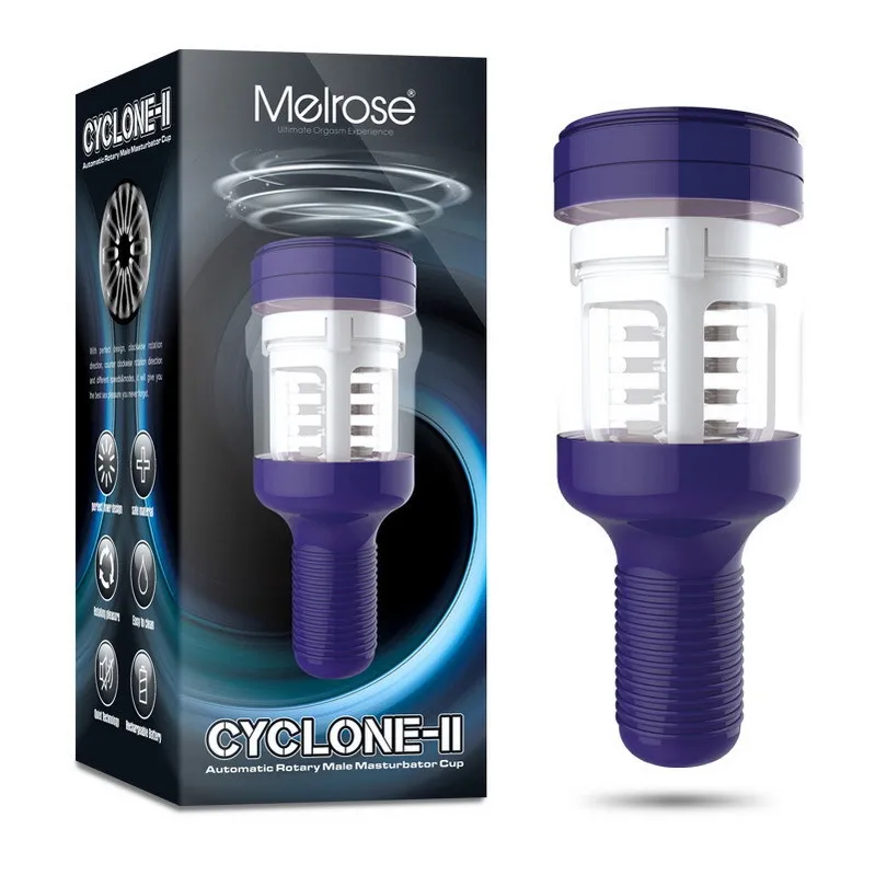 Новинка Melrose Cyclone 2 Автоматическая вращающаяся Мужская мастурбатор чашка