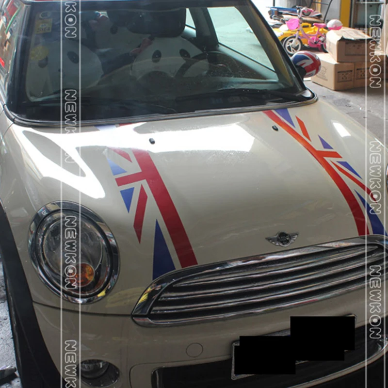 Стильная наклейка Mini Cooper union jack на крышу автомобиль виниловый Графический стикер
