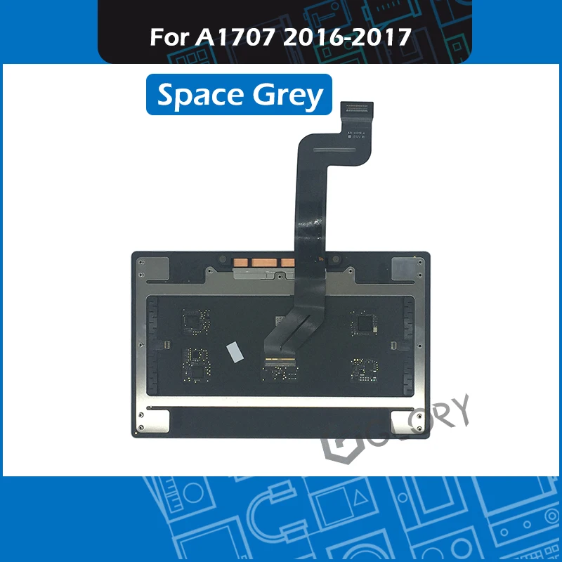 

Оригинальный космический серый A1707 Сенсорная панель трекпад для MacBook Pro Retina 15 "A1707 тачпад с кабелем поздний 2016 Mid 2017