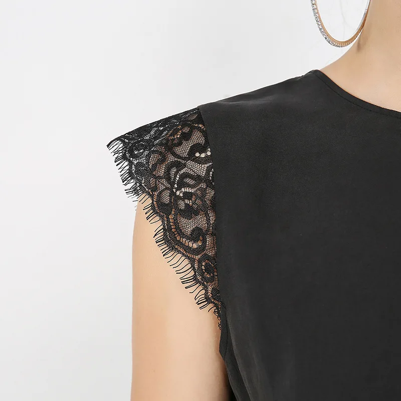 Женские шифоновые блузки с открытой спиной Bootyjeans черные открытые Блузы подолом и