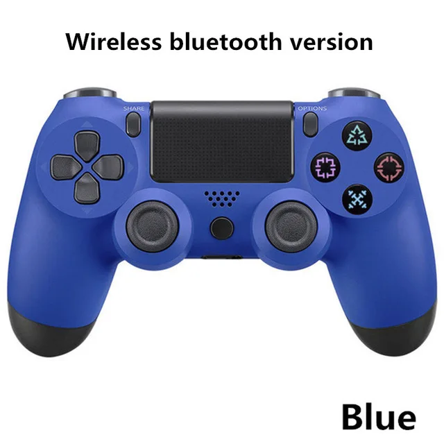 BLUE Дропшиппинг беспроводной Bluetooth геймпад для PS4 контроллер подходит для playstation 4 консоль для playstation 4 джойстик - Цвет: BLUE
