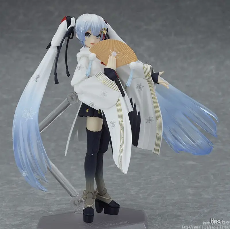 FIGMA EX-045 Снежная Хацунэ Мику журавль жрица вер аниме 15 см фигурка игрушки