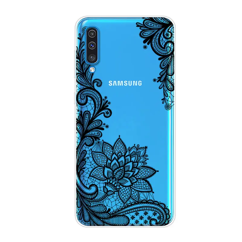 Мультяшный чехол для Samsung A70 Мягкая силиконовая задняя крышка телефона Galaxy GalaxyA70 A