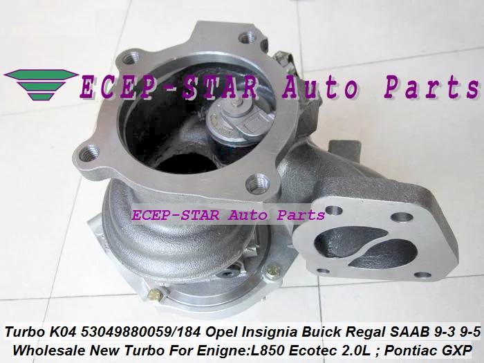 Турбокомпрессор K04 53049880200 53049700200 для Opel GT L850 Insignia A20NHT Pontiac Solstice GXP Buick Regal Verano 2.0L без