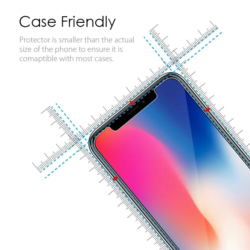Nenuka 0 3 мм 9H Премиум Закаленное стекло для Apple iPhone Xs 10 защита экрана Защитная пленка