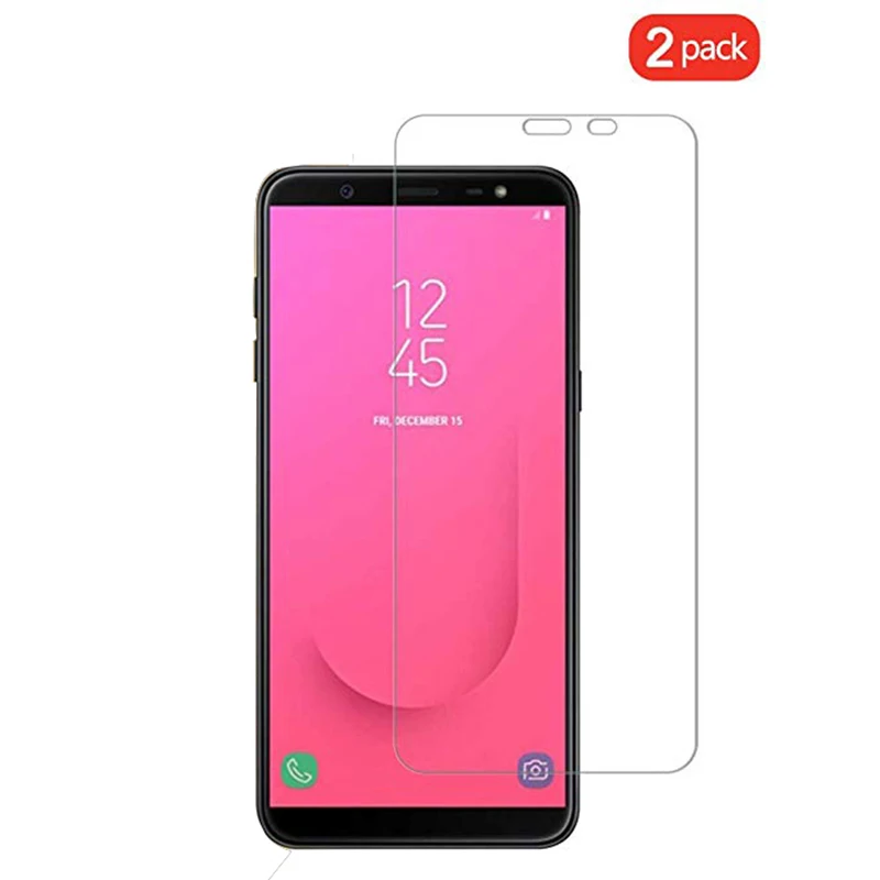 2 шт. закаленное Стекло для samsung A50 J3 J7 J8 J6 J4 2018 защитный прозрачный Экран протектор