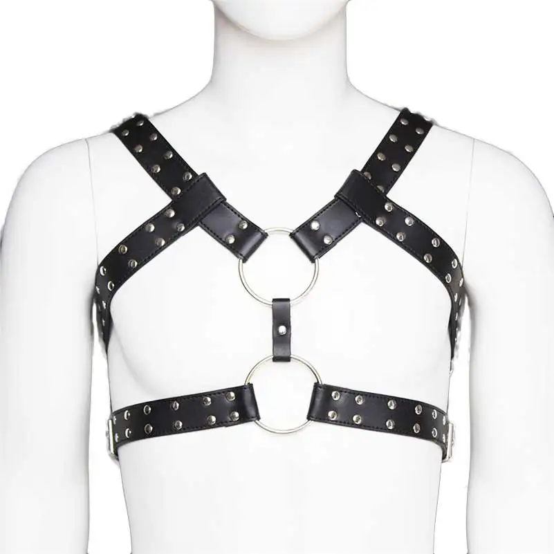 Портупея BDSM женская кожаное нижнее белье кольцо ограничитель бондаж фетиш секс