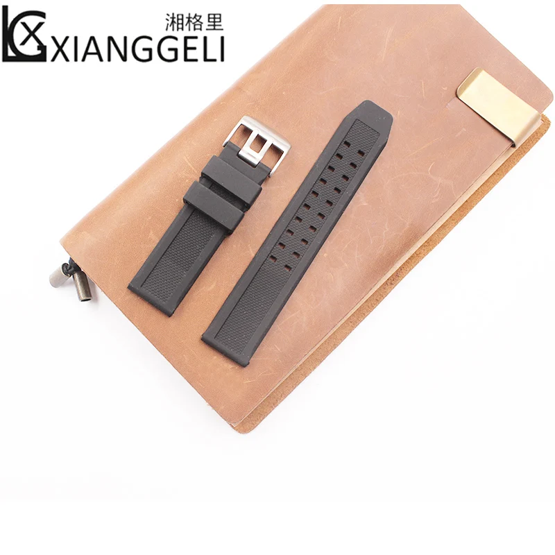 Силиконовый ремешок 23 мм аксессуары для часов с пряжкой Luminox3051 3150 3080 8800