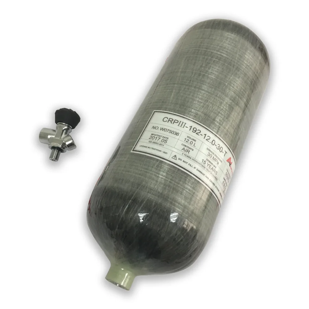 AC31231 Pcp воздушный винтовки использовать бак 12L 4500Psi углеродного волокна