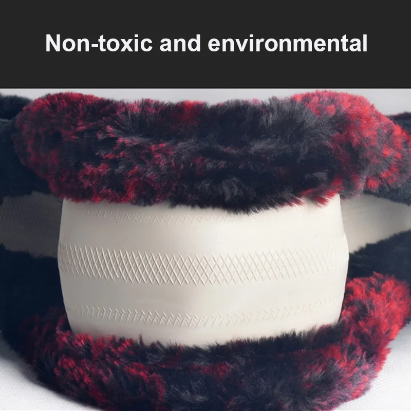 High Density Wool Winter Steering Wheel Covers Soft Plush Automobile Car Steering Wheel Cover for 35 36 37 38 39 40 diameter (art.: 7806f950b) - 7806f950b