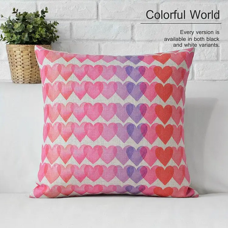 Чехол для подушки с надписью украшение льняной чехол подарок на день Святого