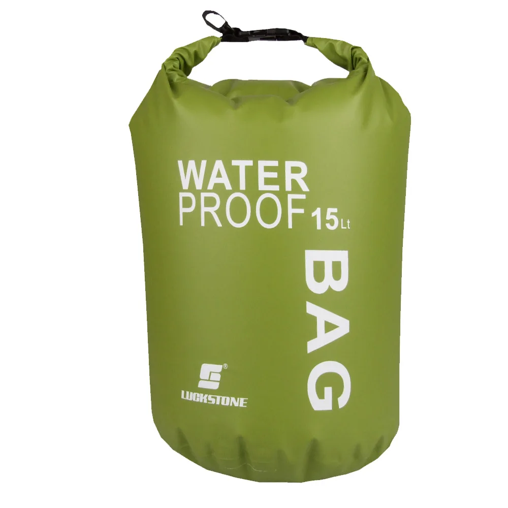 15л открытый ПВХ Водонепроницаемый сухой мешок сумка для хранения Рафтинг Спорт