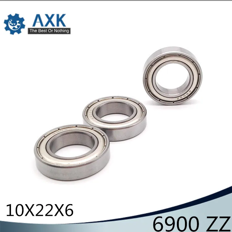 6900ZZ подшипник ABEC 5 (10 шт.) 10*22*6 мм Метрическая тонкий срез 6900Z упорные шариковые