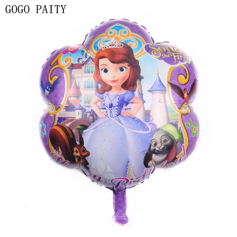 GOGO PAITY Новый 18 дюймовый цветок в форме принцессы алюминиевый фильм воздушный шар