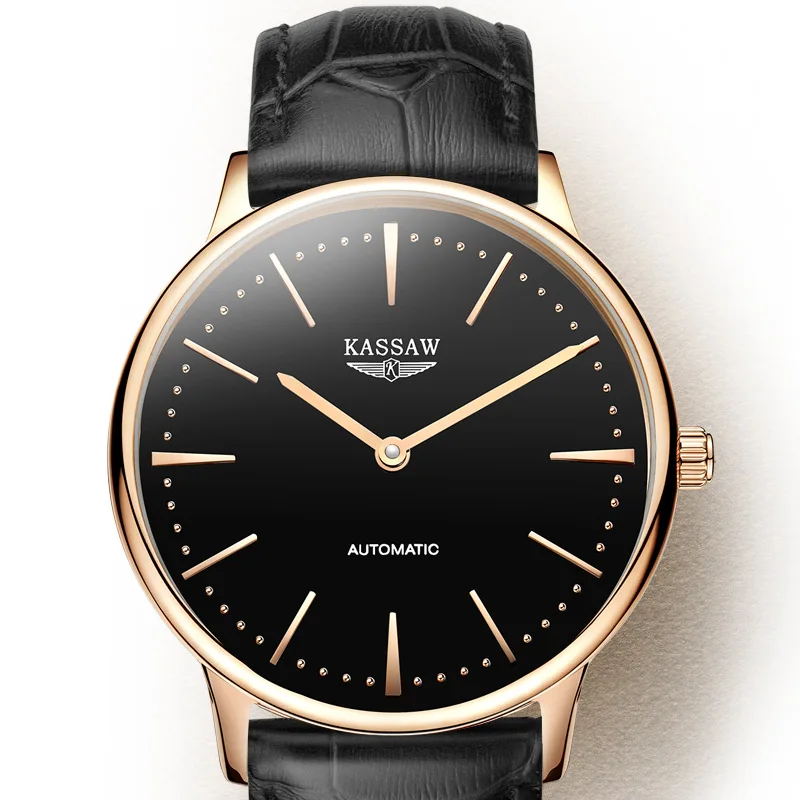 Часы наручные KASSAW Мужские автоматические брендовые роскошные механические в