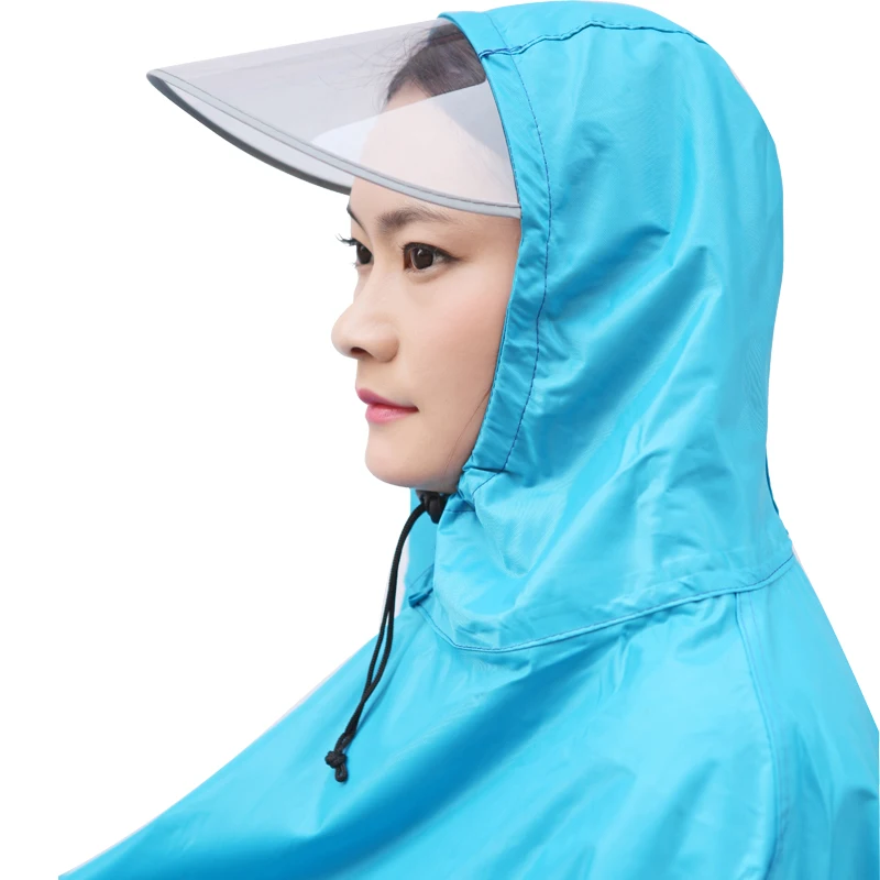 Мотоциклетное пончо с длинным рукавом свободный размер для 155-185 см высота тела