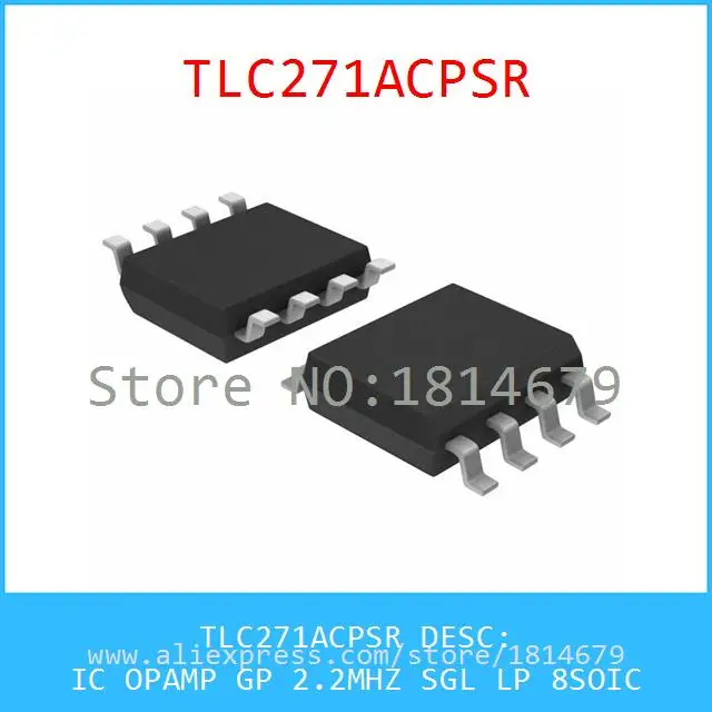 Бесплатная Доставка 5 Шт./лот TLC271ACPSR IC ОПЕРАЦИОННЫЕ УСИЛИТЕЛИ GP 2.2 МГЦ SGL LP 8 SOIC 271