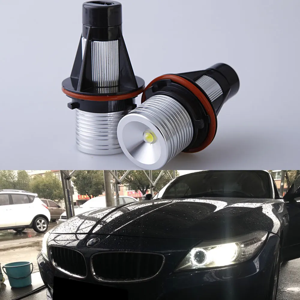 2x Высокая мощность LED Ангельские Глазки Halo кольца огни замена лампы для BMW E60 E61 E63