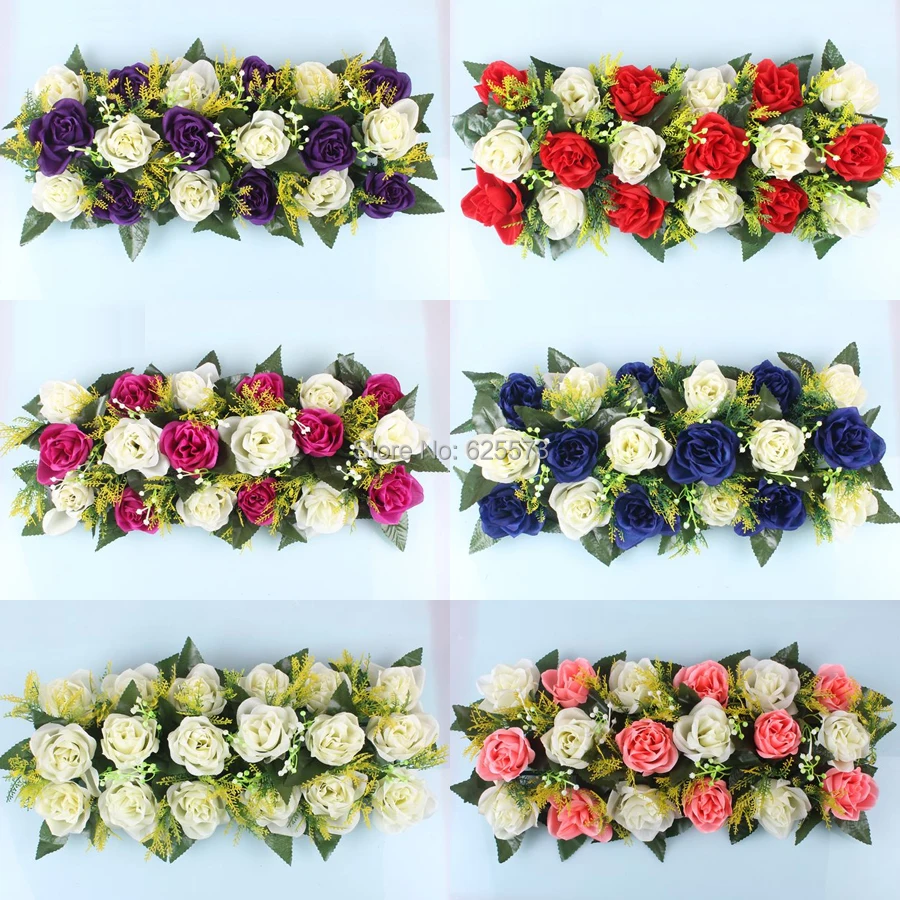 

High density wedding decorative flower arch artificial hydrangea road led flowers Wedding arch flower decoration