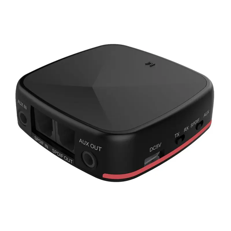 Черный CSR8675 Bluetooth 5,0 передатчик приемник aptX HD/LL мини беспроводной аудио адаптер 3,5 мм AUX/SPDIF/RCA для ТВ автомобиля динамик - Цвет: Черный