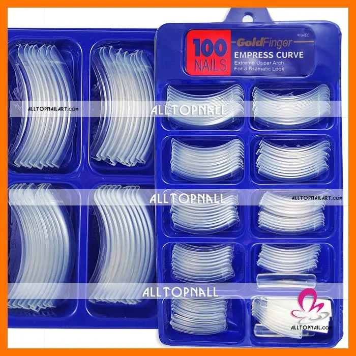100 шт полное покрытие накладные ногти белый французский акриловый дизайн ногтей