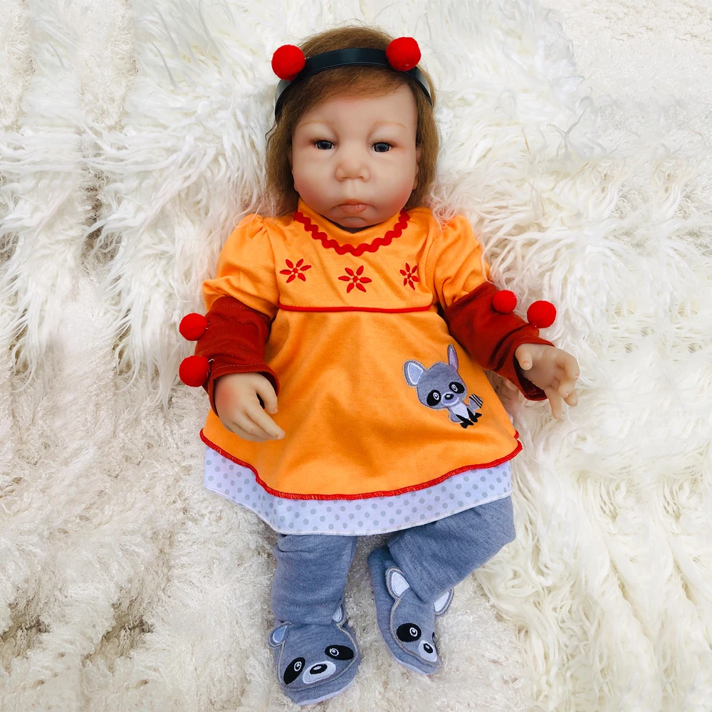 Кукла реборн силиконовая Детская кукла младенец 45 см|Куклы| |