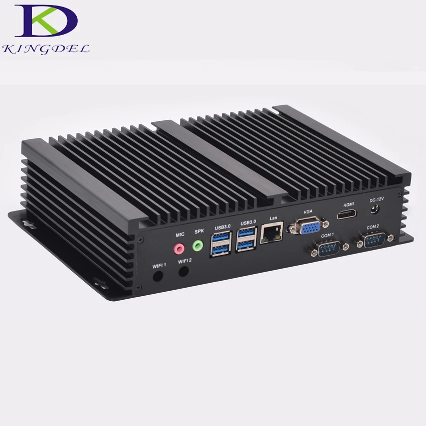 

Micro PC Windows 10 / Linux Mini Industrial Computer Intel Core i3 4010u Barebone HTPC HDMI HD 4k+VGA RS232 COM RJ45 LAN+WIFI