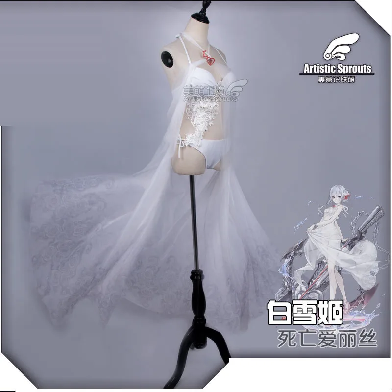 Новый костюм Белоснежки SINoALICE для костюмированной вечеринки летний купальник