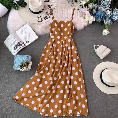 ginger Oceanlove платье Для женщин, в Корейском стиле; сезон лето; Vestidos платье трапециевидной формы в Корейском стиле Модные Детские платья длиной до колен с открытой спиной женская одежда 12135 - Цвет: ginger