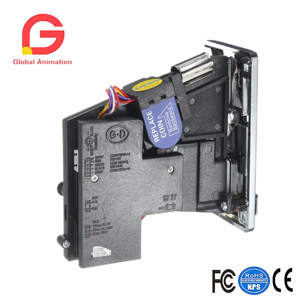 Пластиковый Elektronische Geavanceerde передний вход ЦП Мульти монета приемтантен Vergelijking