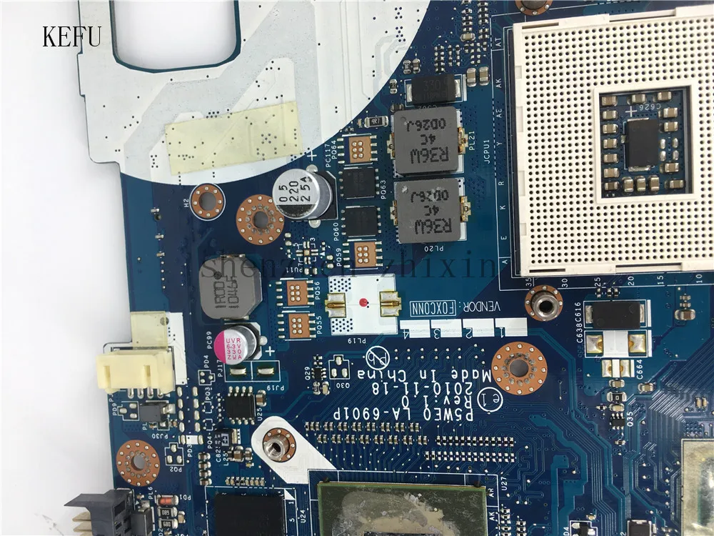 KEFU для acer Aspire 5750 5750G 5755G материнская плата для ноутбука P5WE0 LA-6901 MBRFF02002 материнская плата с графической картой
