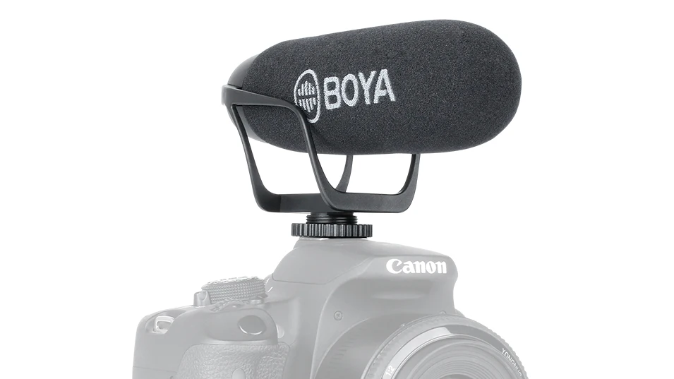 BOYA BY-BM2021 кардиоидный микрофон на камеру для DSLR Nikon Canon видеокамера телефон микрофон с 3,5 мм TRS TRRS кабель адаптер