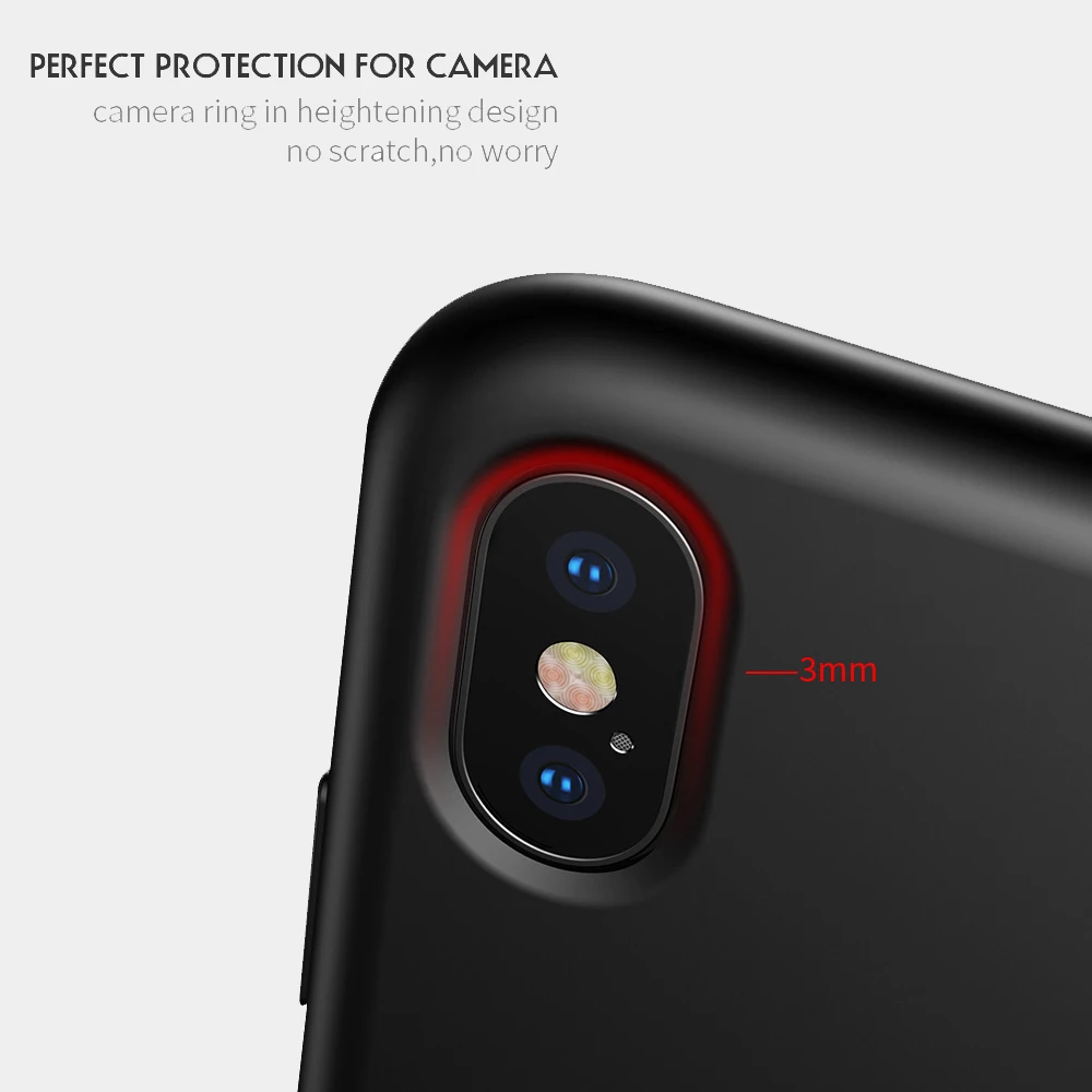 Jisoncase для iphone X Xs Max XR простой чехол для телефона тонкий матовый Жесткий Силиконовые обложка Карамельный цвет для iphone чехол логотип