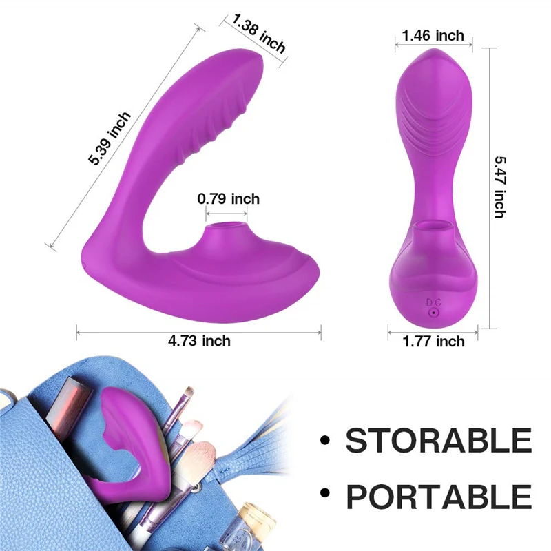 Женский вибратор секс-игрушки для женщин на присосках Вибраторы клитора клитор