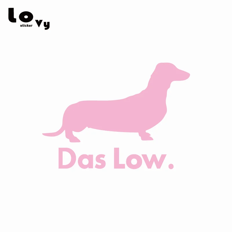 Das Low Dachshund Hound Dog виниловая забавная наклейка для автомобилей мультяшная на
