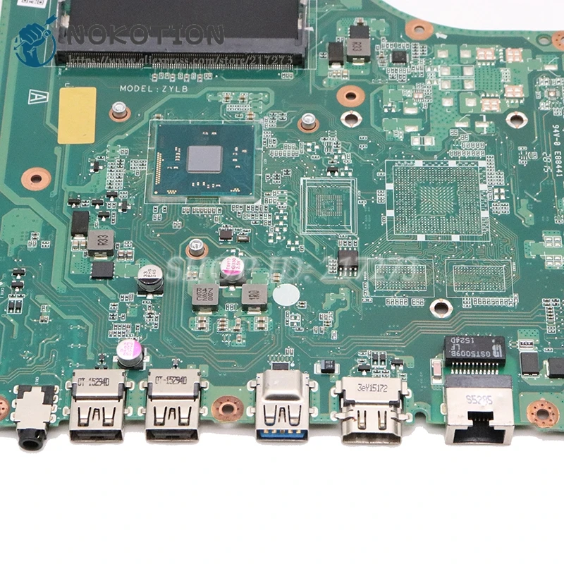 NOKOTION NBMZS11003 NB. MZS11.003 для acer ES1-731 Материнская плата ноутбука DAZYLBMB6E0 W/N3050 cpu полностью протестирована