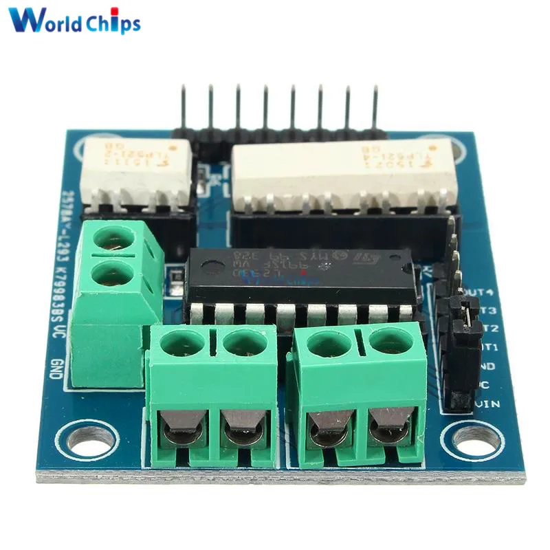 Плата расширительного модуля L293D с двумя H образными мостами для Arduino Duemilanove Mega UNO
