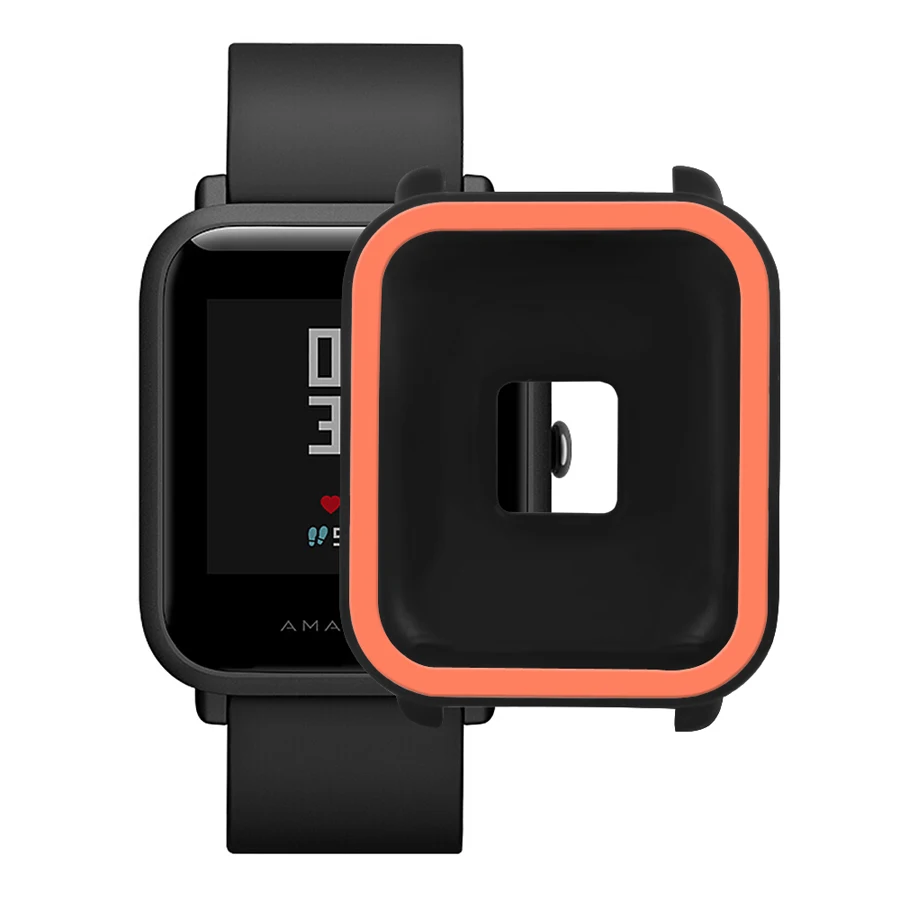 Защитный чехол для Xiaomi Amazfit Bip Youth Watch мягкий силиконовый Bit защитный бампер