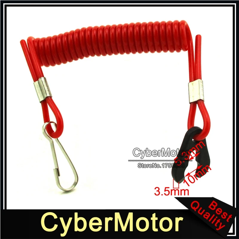 Kill Switch страховочный трос ремешок для струйной лыжной лодки Yamaha Raptor Banshee Blaster Quad 4