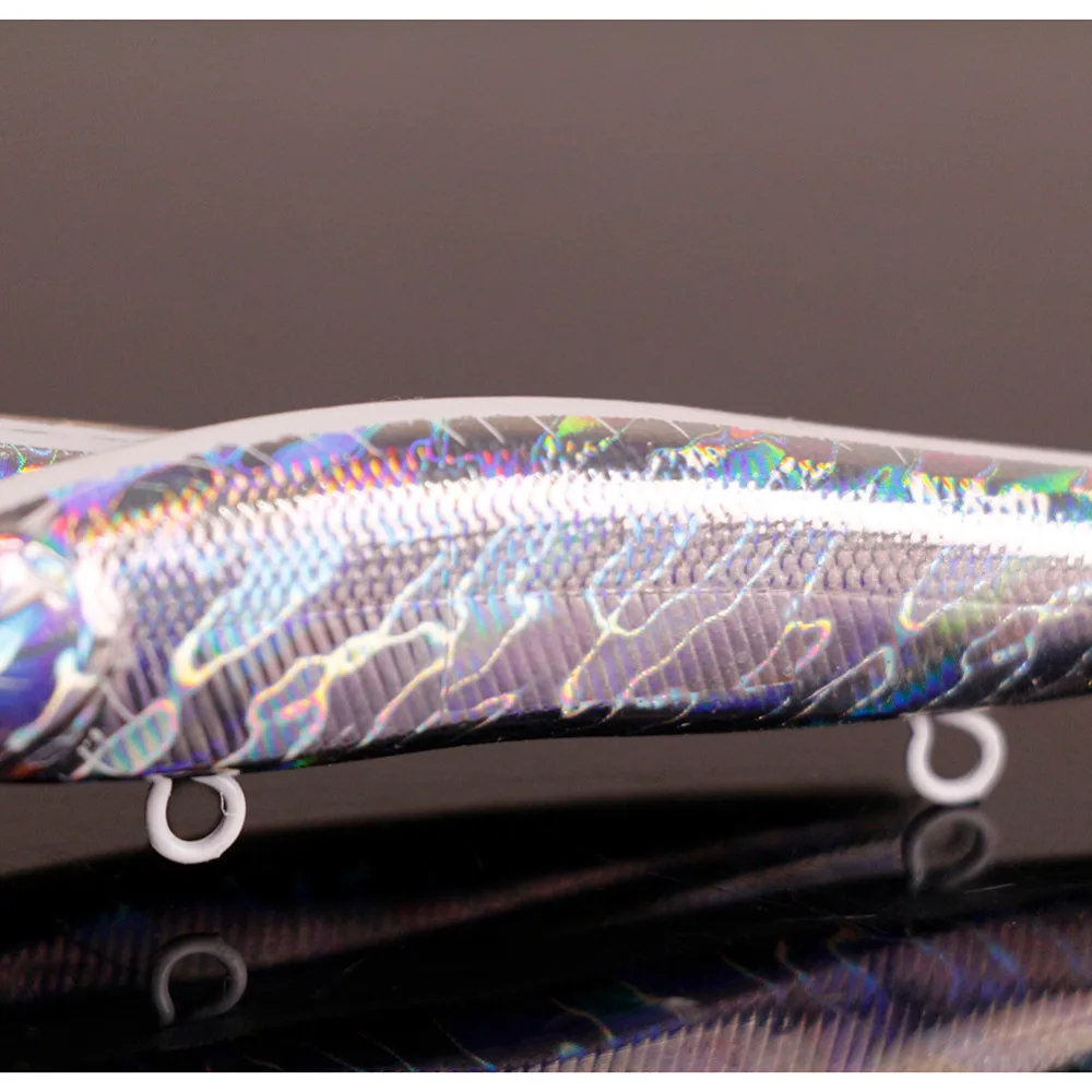 20 шт./компл. KO 11 см 13 г версия гольян Crankbait жесткие рыболовные приманки голографические медленно тонущие джеркбейты с системой переноса веса