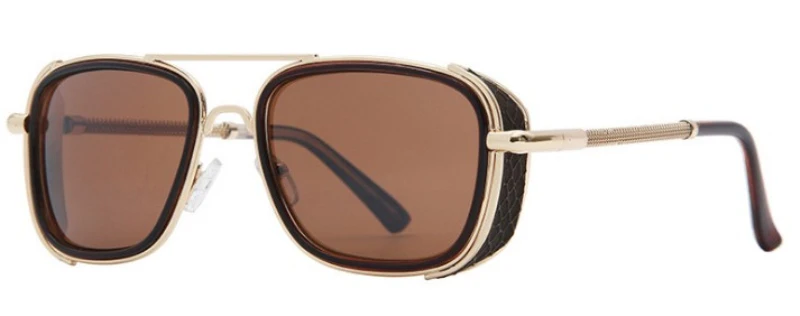 MTYJ110 brown MIZHO минус отражающие эффекты черные очки унисекс солнцезащитные очки женские стимпанк дизайнерские панк Солнцезащитные очки мужские круглые зеркальные - Цвет линз: MTYJ110 brown
