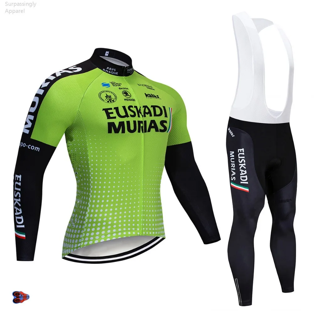Велоспорт гелиевая Подушка Команда UCI EUSKADI Pro Джерси 16D велосипедный майон брюки
