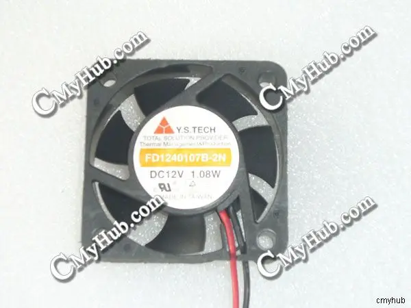 Натуральная для Y. S. TECH FD1240107B 2N DC12V 1 08 W 2pin 2 провода видео телефон двери 4010 40X40X10 мм