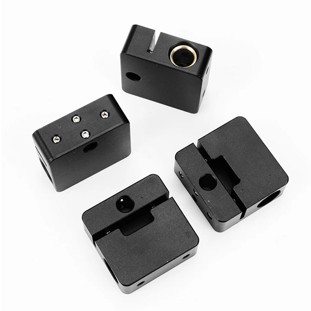 4PCS/Set Durable 3D Printing Parts Slider block Aluminum Alloy UM3 With Graphite Copper Sleeve Ultimaker 2 Cross Slider | Компьютеры и